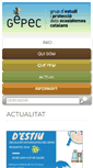 Mobile Screenshot of gepec.cat